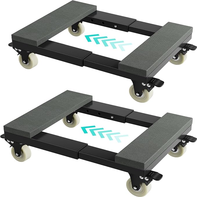 Heavy Duty Adjustable Furniture Moving Dolly by Unknown