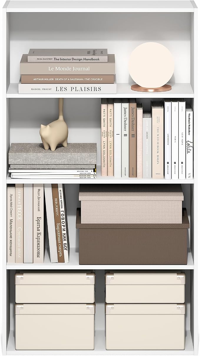 Furinno Jaya Book Shelf, 4-Tier Book Shelf, Bookcase - Image 6