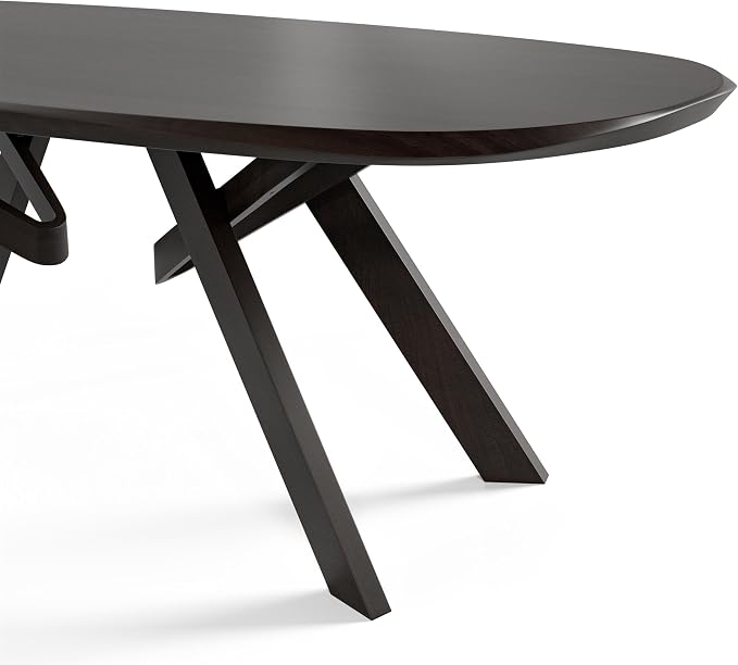 Furniture of America Nazaen VI 82.5" Mid-Century Modern Solid Wood Live Edge - Image 8
