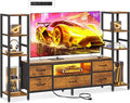 Casaottima TV Stand for 40/50/55 Inch TV, Low-Profile Entertainment Center by Casaottima