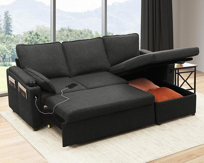 DURASPACE Sofa Bed Sleeper Pull Out 2 in 1 Sectional Sleeper Sofa Couches by DURASPACE