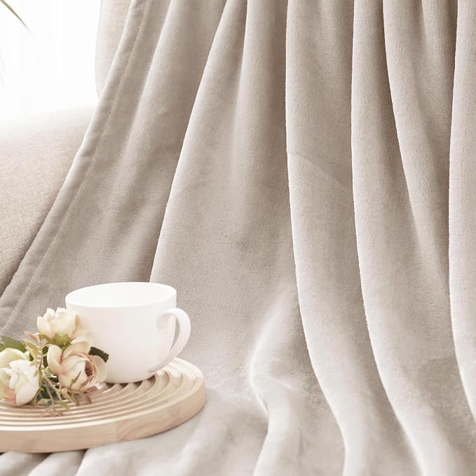 Exclusivo Mezcla Fleece Camel Throw Blanket - Image 7