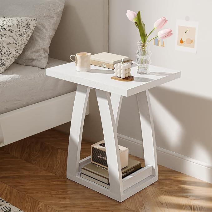 FROMJBEST End Tables Living Room, Side Table Beside Sofa, Nightstand - Image 4
