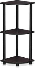 Furinno TURN-N-TUBE Corner Shelf, 3-Tier Corner Bookshelf, Display Storage by Furinno-FitsYourSpaceFitsYourBudget