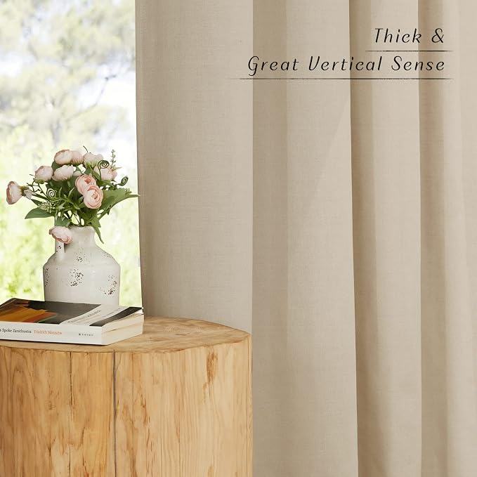 NICETOWN Linen 78 inch Curtains - Image 6