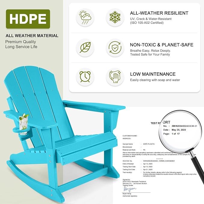 Plastic Adirondack Chair - Image 4