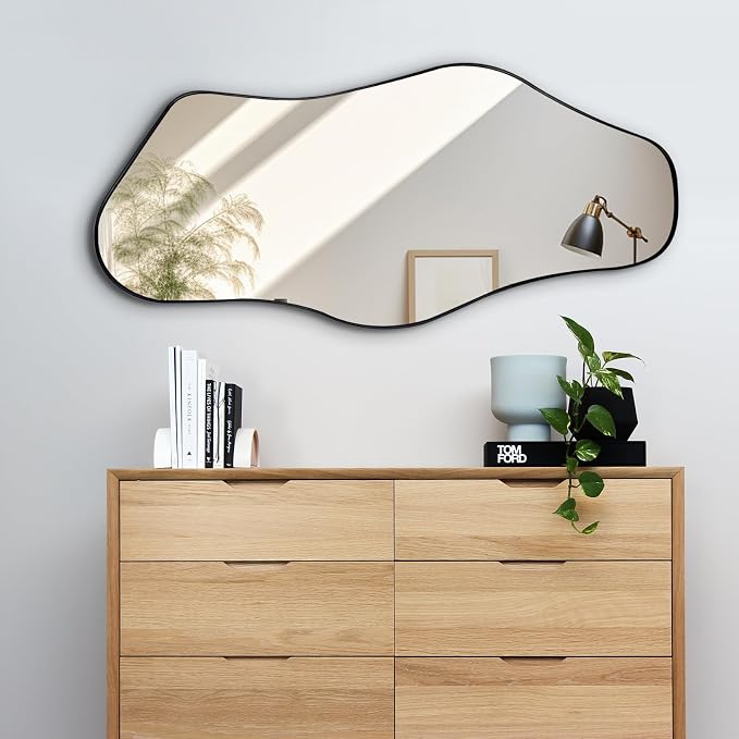 Irregular Wall Mirror, Modern Organic Shaped Mirrors - Image 9