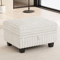 Belffin Corduroy Fabric Ottoman by Belffin