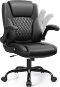 Leather Office Chair, PU Home Computer Desk Chairs by BrickAttic