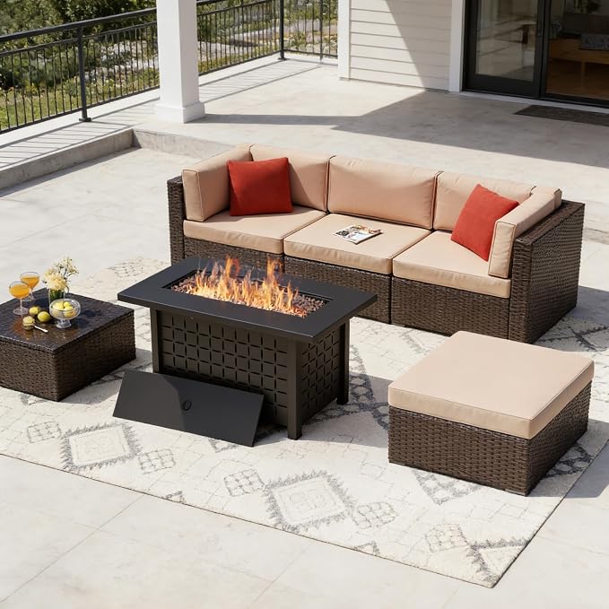 Vongrasig 6 Piece Patio Furniture Set - Image 2