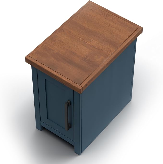 Bridgevine Home Nantucket Modern Farmhouse Chairside Table, 14 Inches, Fully - Image 6