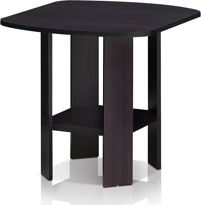 Furinno SIMPLE DESIGN Side Table, 2-Tier Modern End Table - Image 4