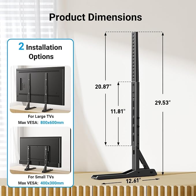 PERLESMITH Universal TV Stand Mount - Image 4