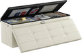 DocSafe Storage Ottoman Bench, Fireproof＆Waterproof Folding Bench by DocSafe