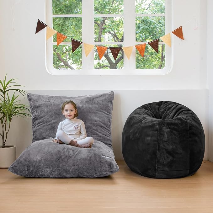 MAXYOYO 3 in 1 Kids Bean Bag Chair, Child Floor Sofa - Image 8