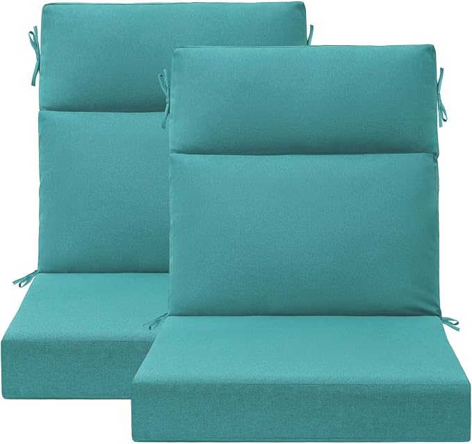Unimatta Outdoor High Back Chair Cushion Seat Pads, 44 x 21 Inch by Unimatta