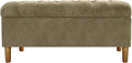 Homepop Home Decor | Tufted Ainsley Button Storage Ottoman Bench by HomePop