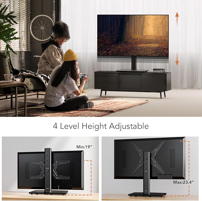 Hemudu Universal Swivel TV Stand/Base Table Top TV Stand - Image 4