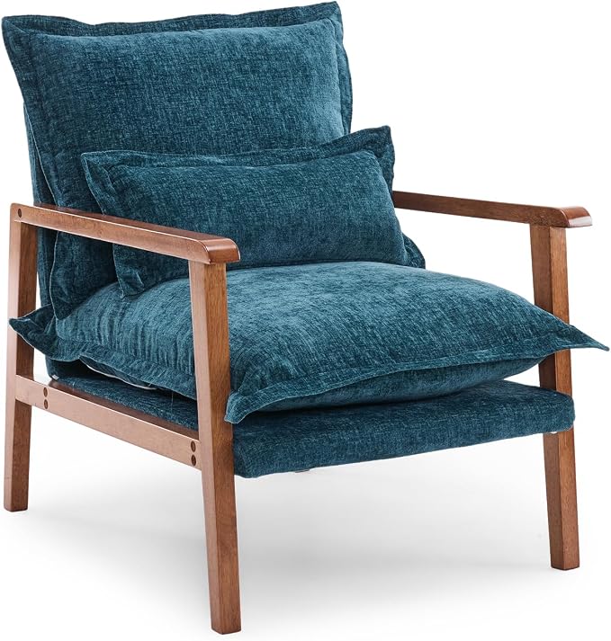 VINGLI Mid-Century Modern Cloud Accent Armchair - Image 9