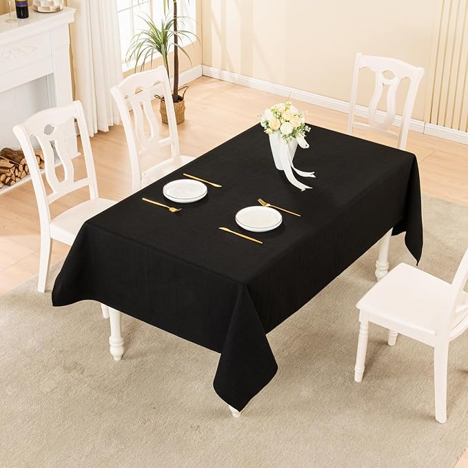 BALCONY & FALCON Rectangle Tablecloth 57" x 85" Washable Wrinkle Resistant and - Image 5