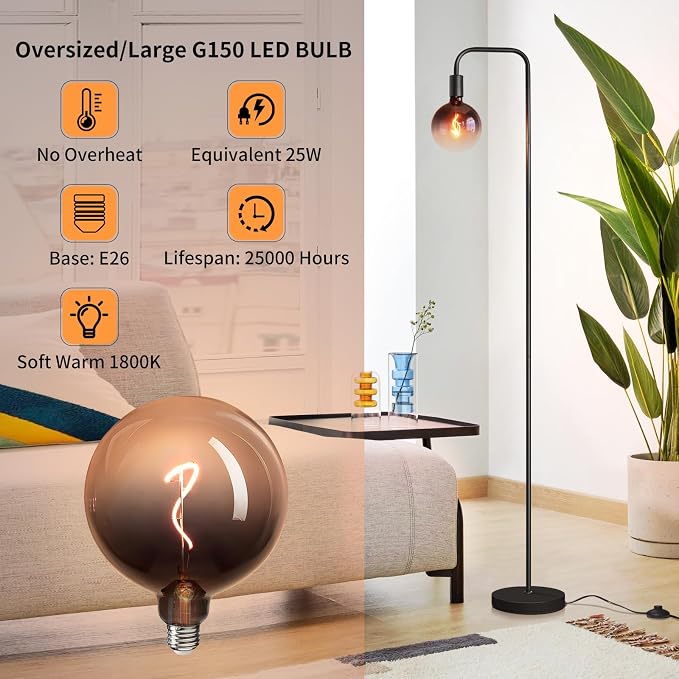 ONEWISH Floor Lamp for Living Room - Image 4
