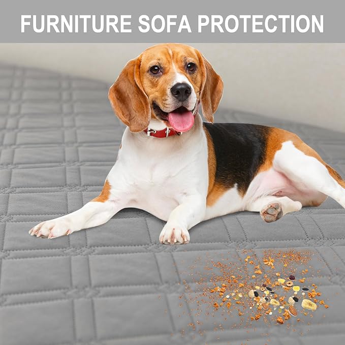 Genina L Shape Couch Cover, Sectional Couch Chaise Covers, Waterproof Washable - Image 5