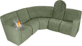 ALIECOM 100% Waterproof Recliner Sectional Couch Covers L Shape Stretch Corner by ALIECOM