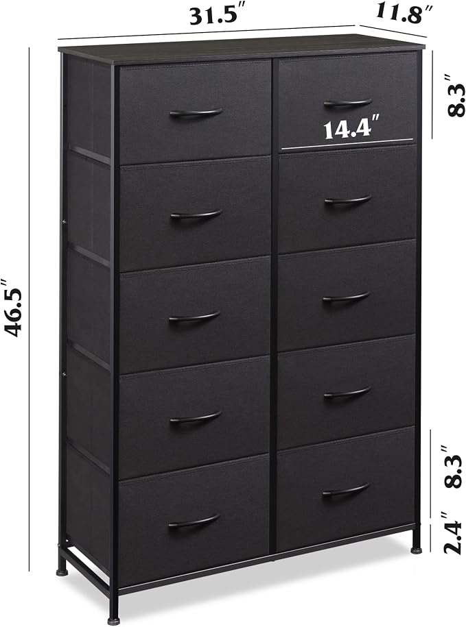 WLIVE Tall Dressers for Bedroom - Image 3