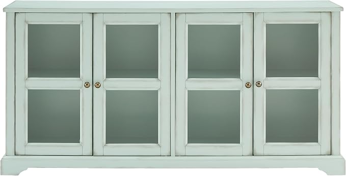 Crosley Furniture Holbrook Traditional Glass Door Sideboard Buffet Cabinet - Image 4
