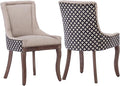 Modern Dining Chairs Set of 2, High Back Dining Chairs Side Chairs by MZDOO