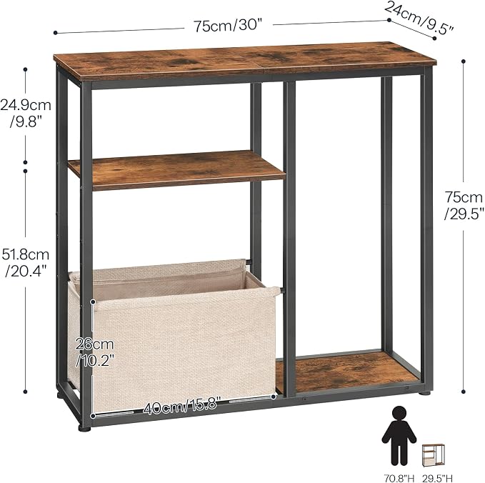 HOOBRO Narrow Console Table - Image 3