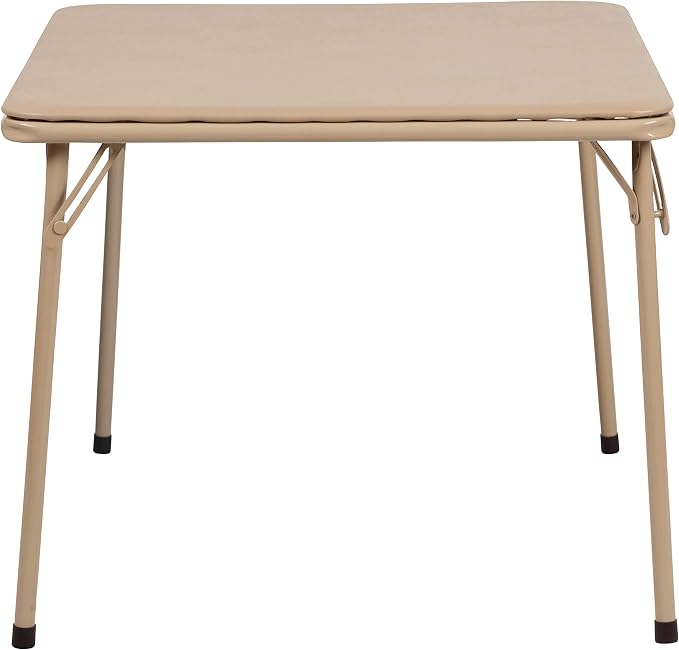 Flash Furniture Mindy Kids Tan Folding Table - Image 7