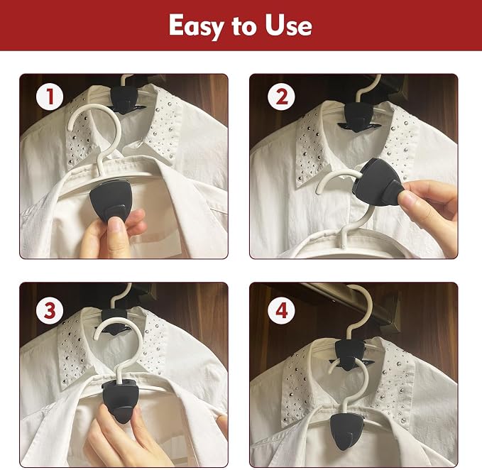 Latoxcaa Space Saving Hanger Hooks 20Pcs, Upgrade Heavy Duty Space Saver - Image 7
