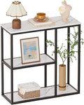 WOHOMO Console Table, 12 Inch Narrow Entryway Table by WOHOMO