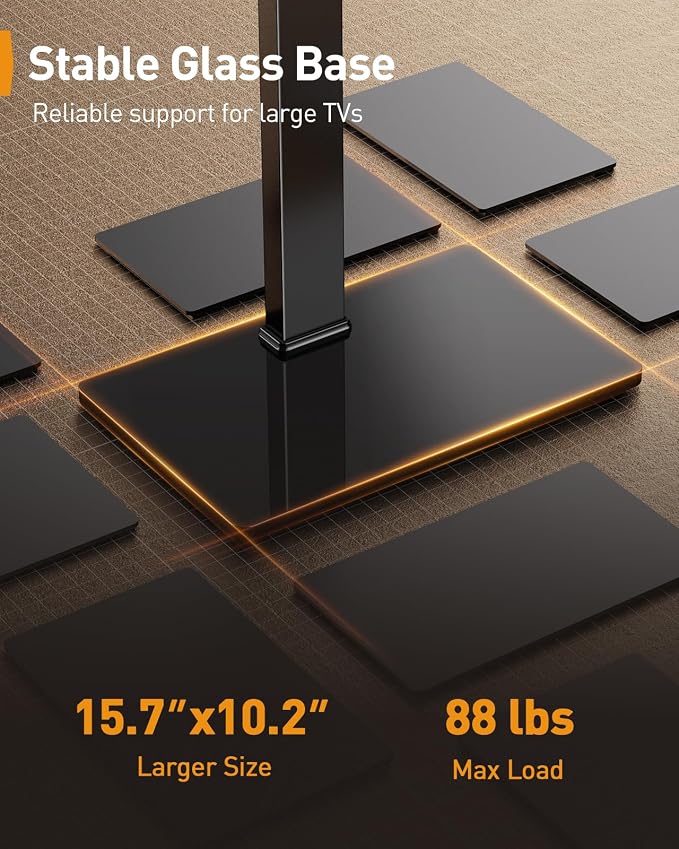 Perlegear Universal Swivel TV Stand - Image 7