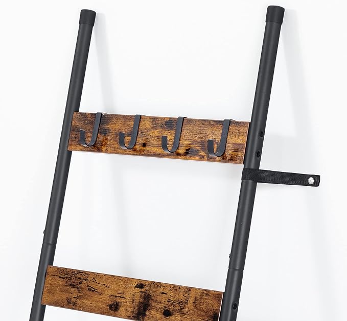 HOOBRO Blanket Ladder, 5-Tier Towel Rack - Image 9