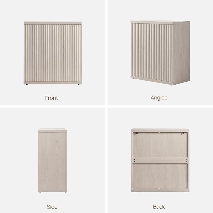 SICOTAS Buffet Cabinet with Storage Accent Sideboard Modern Credenza with Doors - Image 6