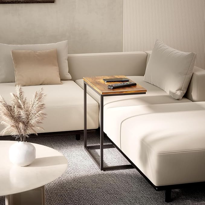 Pipishell C Shaped End Table Set of 2, Side Table - Image 7