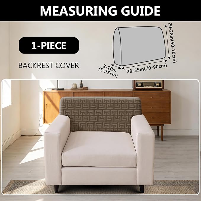 UNBBRRL Stretch Couch Backrest Cushion Cover - Image 2