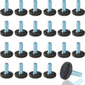 WAFJAMF 24 PCS M8 Thread Adjustable Furniture Levelers Screw in Threaded by WAFJAMF