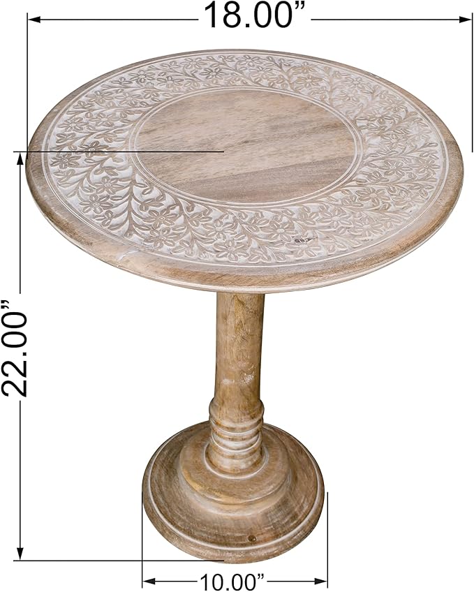 End Tables for Living Room, Wooden End Table, Small Side Table, Nightstand - Image 3