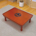 Folding Coffee Table, Japanese-Style Square Low Wood Table, by Unknown