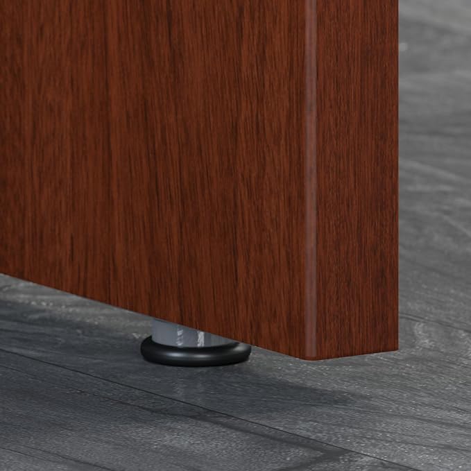 Bush Business Furniture Series C 60W x 24D Credenza Desk in Mahogany, Computer - Image 5