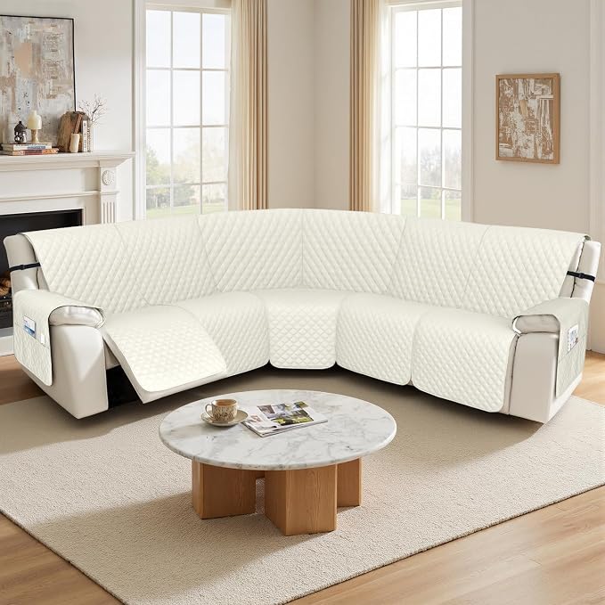 Arfntevss Recliner Sectional Couch Covers 1OO% Waterproof L Shape Sofa Cover - Image 7
