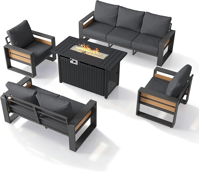 Aoxun Aluminum Patio Furniture Set - Image 5