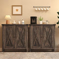 GarveeHome Small Storage Cabinet, Farmhouse Sideboard Buffet Cabinet by GarveeHome