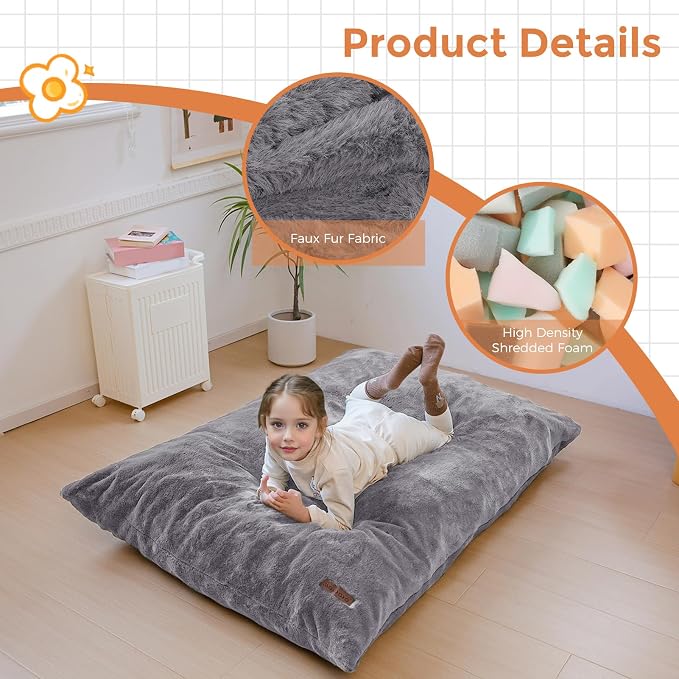 MAXYOYO 3 in 1 Kids Bean Bag Chair, Child Floor Sofa - Image 5