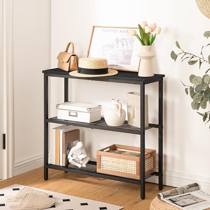 HOOBRO 29.5" Narrow Console Table, 3 Tier Entryway Table - Image 2