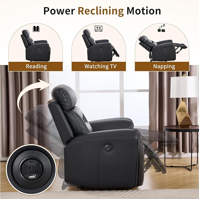 ANJ Power Reclining Loveseat Sofa - Image 4