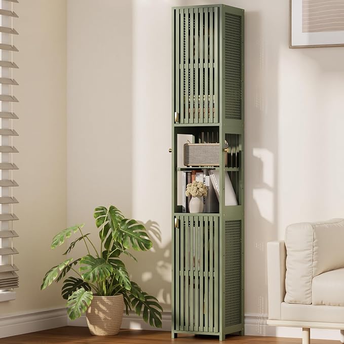 Amazer Tall Bathroom Storage Cabinet 70'', Freestanding Cabinet Storage by Amazer